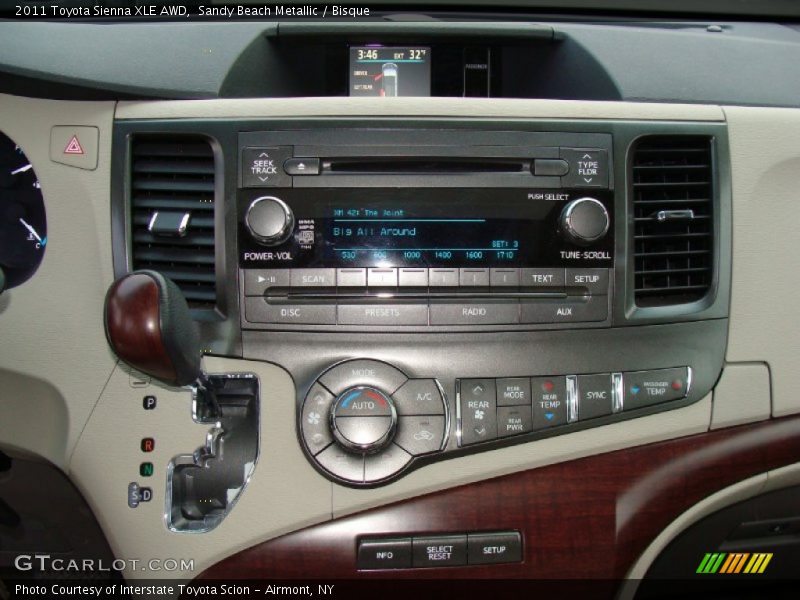 Sandy Beach Metallic / Bisque 2011 Toyota Sienna XLE AWD