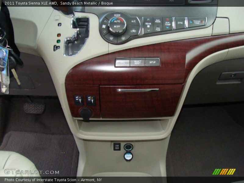 Sandy Beach Metallic / Bisque 2011 Toyota Sienna XLE AWD