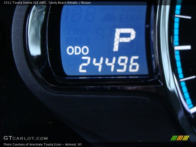 Sandy Beach Metallic / Bisque 2011 Toyota Sienna XLE AWD