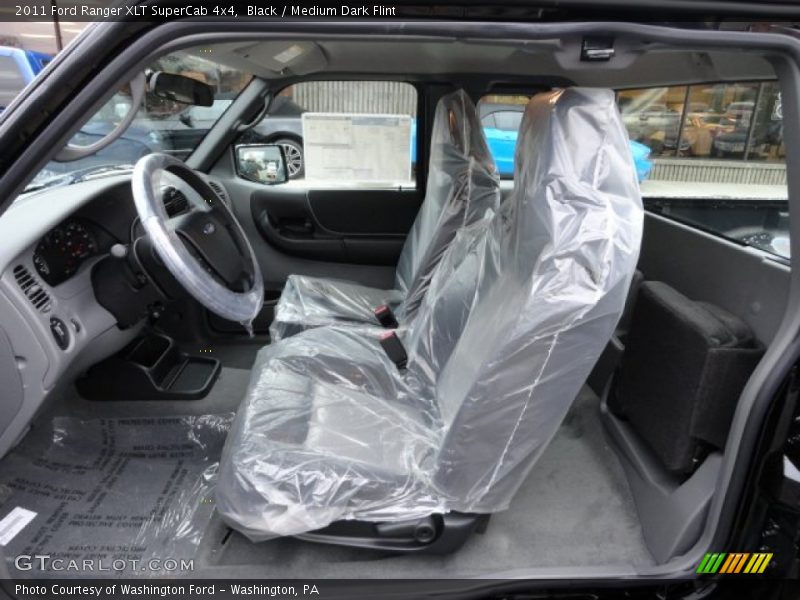Black / Medium Dark Flint 2011 Ford Ranger XLT SuperCab 4x4