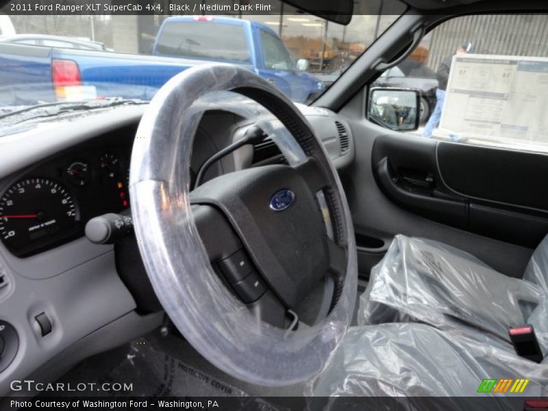 Black / Medium Dark Flint 2011 Ford Ranger XLT SuperCab 4x4