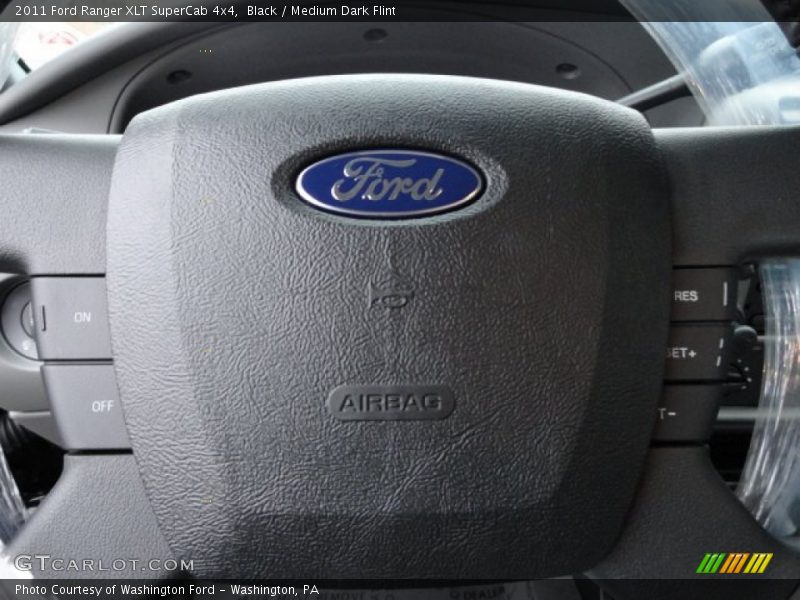 Black / Medium Dark Flint 2011 Ford Ranger XLT SuperCab 4x4