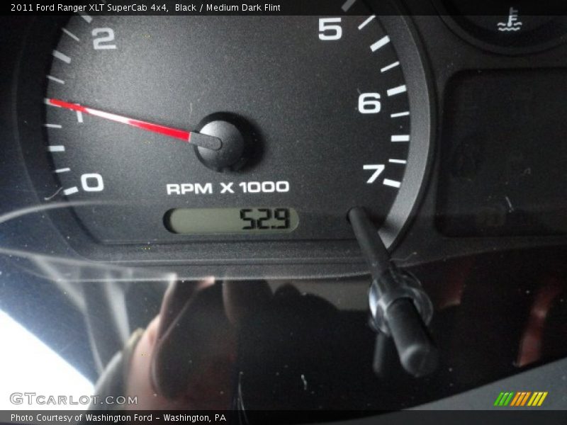Black / Medium Dark Flint 2011 Ford Ranger XLT SuperCab 4x4