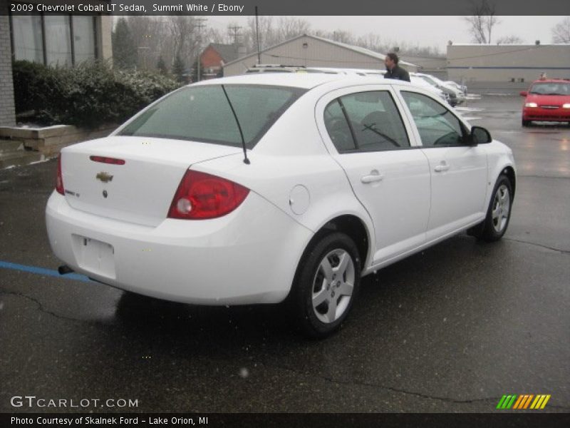Summit White / Ebony 2009 Chevrolet Cobalt LT Sedan