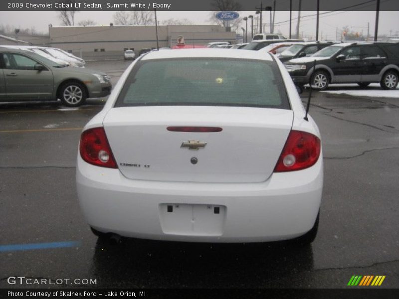 Summit White / Ebony 2009 Chevrolet Cobalt LT Sedan