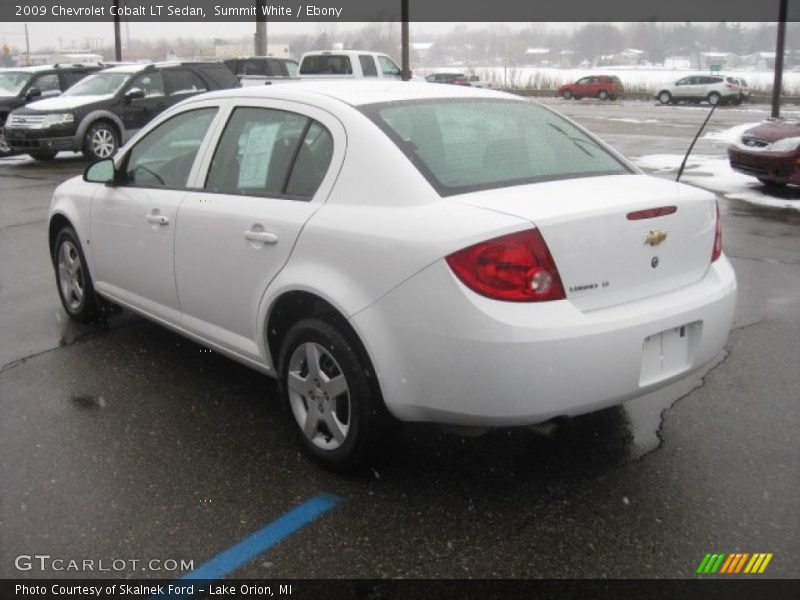 Summit White / Ebony 2009 Chevrolet Cobalt LT Sedan