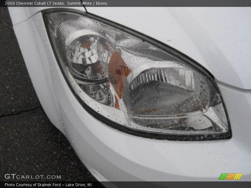 Summit White / Ebony 2009 Chevrolet Cobalt LT Sedan