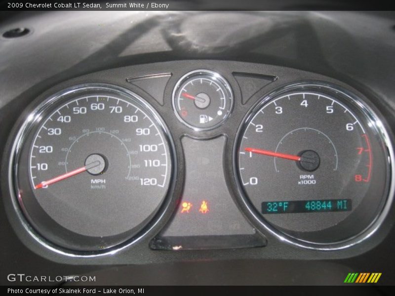 Summit White / Ebony 2009 Chevrolet Cobalt LT Sedan