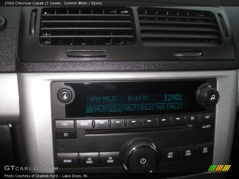 Summit White / Ebony 2009 Chevrolet Cobalt LT Sedan