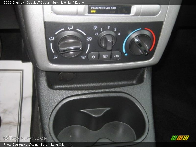 Summit White / Ebony 2009 Chevrolet Cobalt LT Sedan