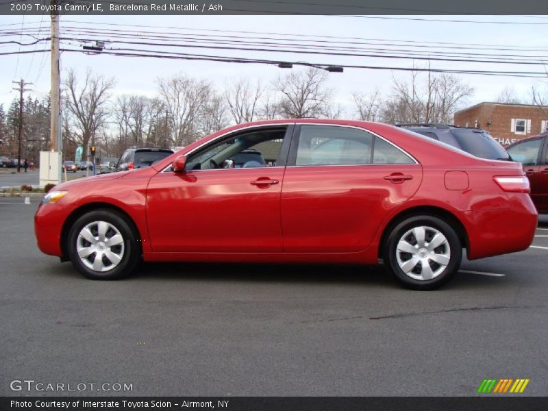 Barcelona Red Metallic / Ash 2009 Toyota Camry LE