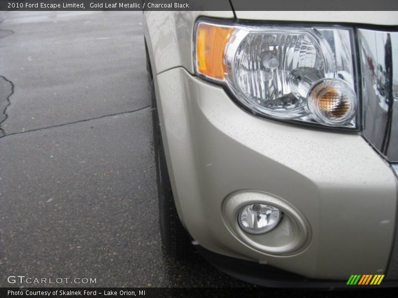 Gold Leaf Metallic / Charcoal Black 2010 Ford Escape Limited