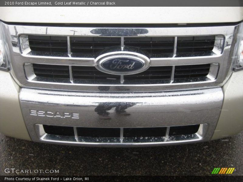 Gold Leaf Metallic / Charcoal Black 2010 Ford Escape Limited