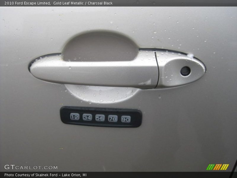 Gold Leaf Metallic / Charcoal Black 2010 Ford Escape Limited