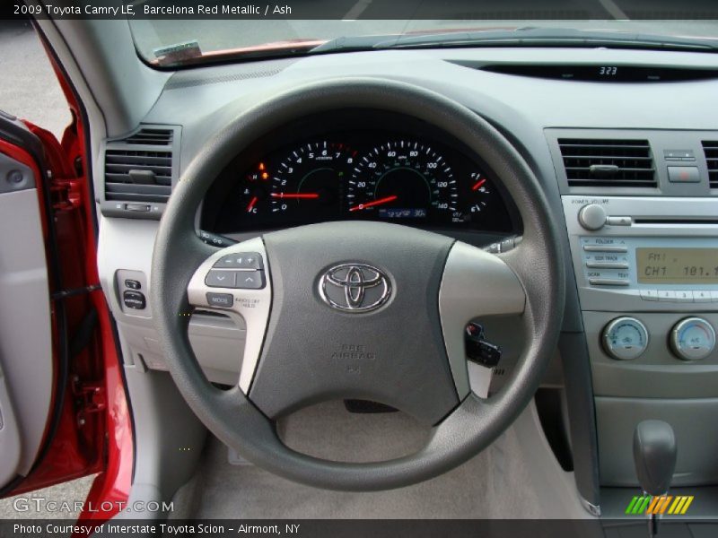 Barcelona Red Metallic / Ash 2009 Toyota Camry LE