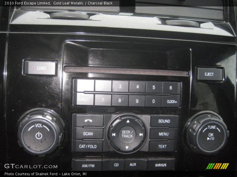 Controls of 2010 Escape Limited