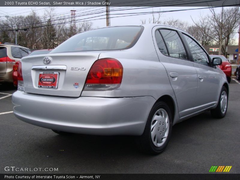 Silver Streak Mica / Shadow Gray 2003 Toyota ECHO Sedan