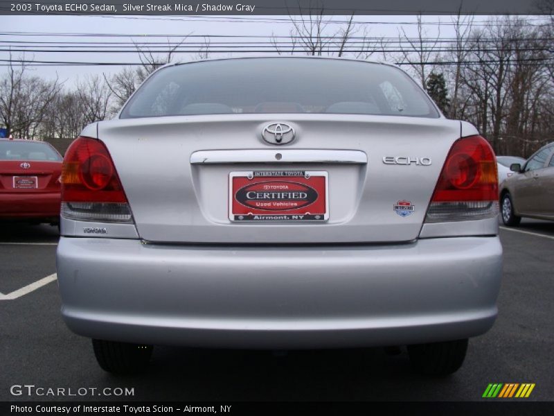 Silver Streak Mica / Shadow Gray 2003 Toyota ECHO Sedan