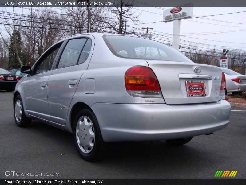 Silver Streak Mica / Shadow Gray 2003 Toyota ECHO Sedan