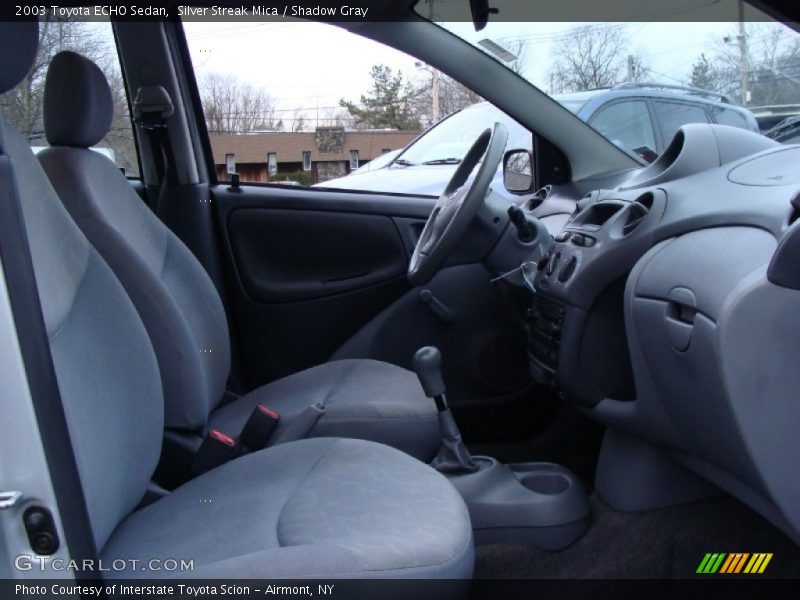 Silver Streak Mica / Shadow Gray 2003 Toyota ECHO Sedan