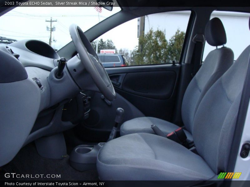  2003 ECHO Sedan Shadow Gray Interior