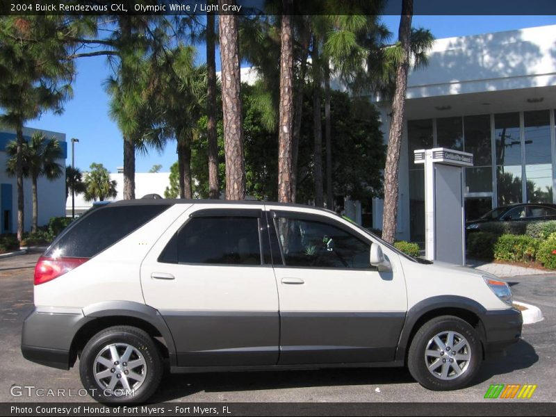 Olympic White / Light Gray 2004 Buick Rendezvous CXL