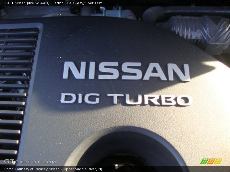 Electric Blue / Gray/Silver Trim 2011 Nissan Juke SV AWD