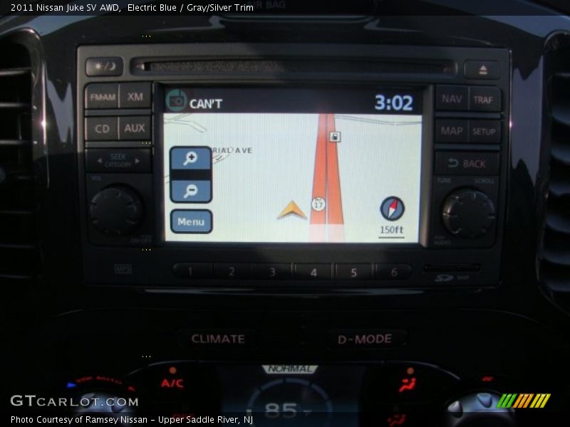 Electric Blue / Gray/Silver Trim 2011 Nissan Juke SV AWD