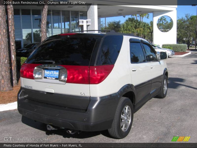 Olympic White / Light Gray 2004 Buick Rendezvous CXL