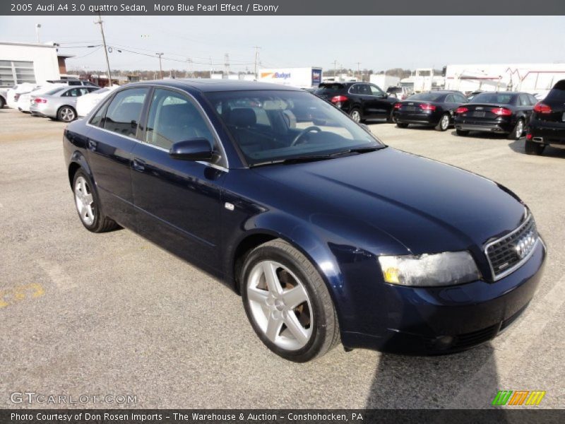 Front 3/4 View of 2005 A4 3.0 quattro Sedan