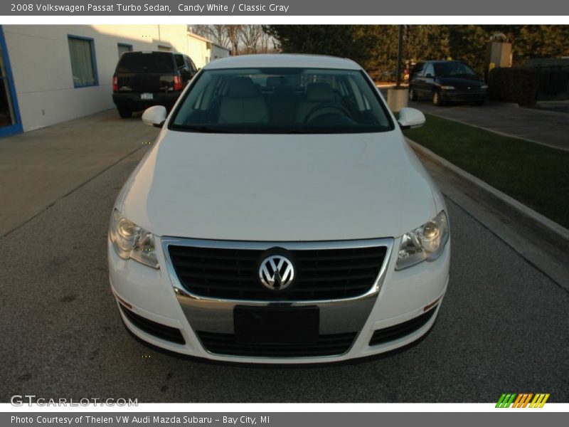 Candy White / Classic Gray 2008 Volkswagen Passat Turbo Sedan