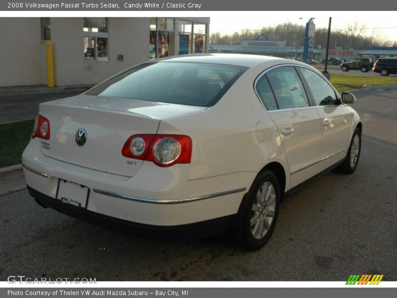 Candy White / Classic Gray 2008 Volkswagen Passat Turbo Sedan