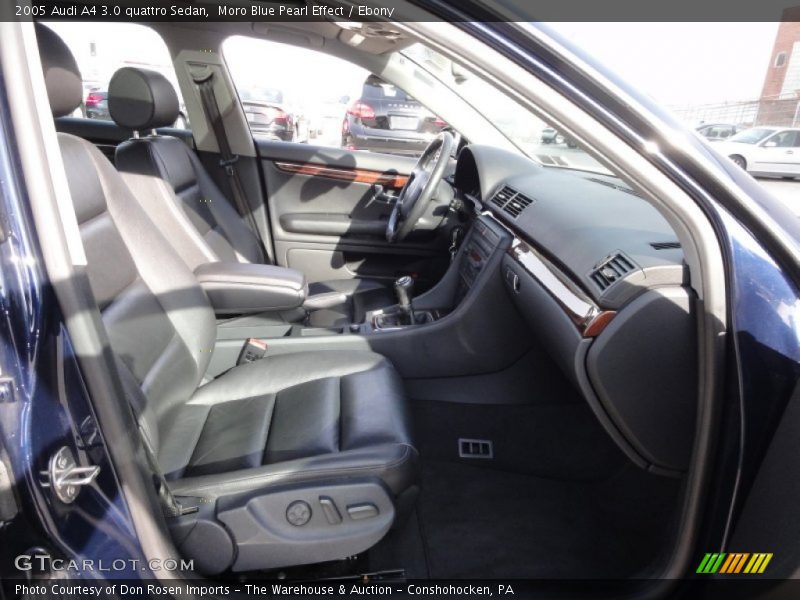 Moro Blue Pearl Effect / Ebony 2005 Audi A4 3.0 quattro Sedan
