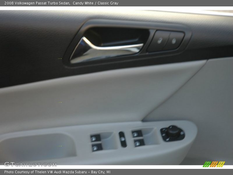 Candy White / Classic Gray 2008 Volkswagen Passat Turbo Sedan