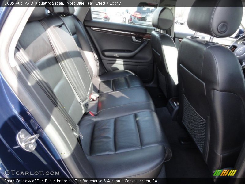 Moro Blue Pearl Effect / Ebony 2005 Audi A4 3.0 quattro Sedan