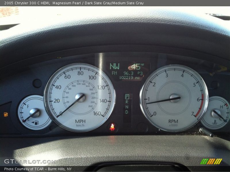 Magnesium Pearl / Dark Slate Gray/Medium Slate Gray 2005 Chrysler 300 C HEMI