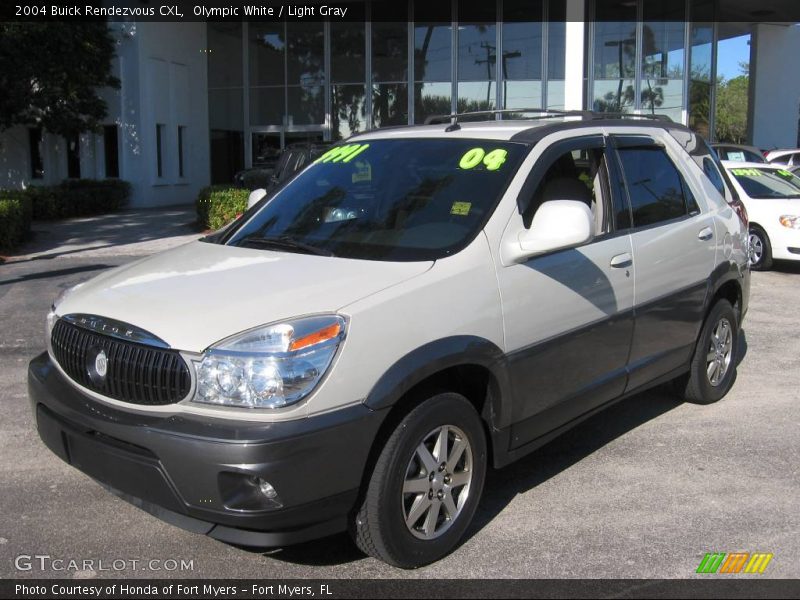 Olympic White / Light Gray 2004 Buick Rendezvous CXL