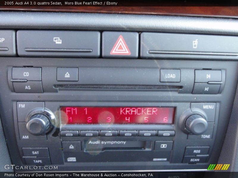 Audio System of 2005 A4 3.0 quattro Sedan