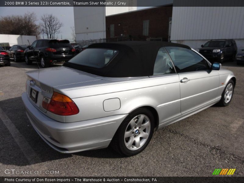 Titanium Silver Metallic / Grey 2000 BMW 3 Series 323i Convertible
