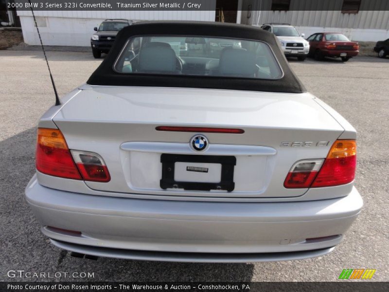 Titanium Silver Metallic / Grey 2000 BMW 3 Series 323i Convertible