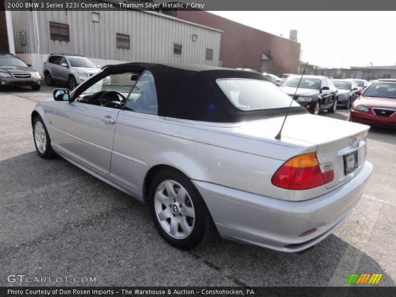 Titanium Silver Metallic / Grey 2000 BMW 3 Series 323i Convertible