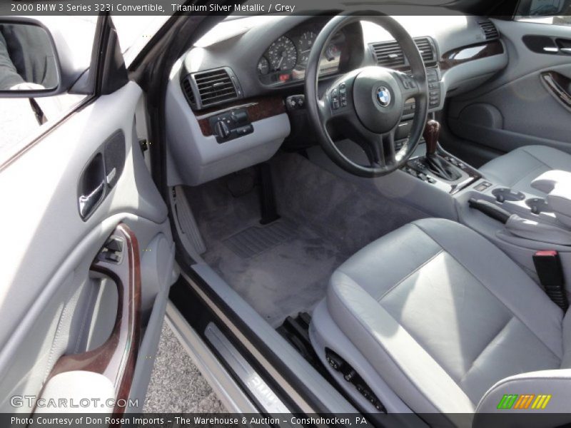  2000 3 Series 323i Convertible Grey Interior
