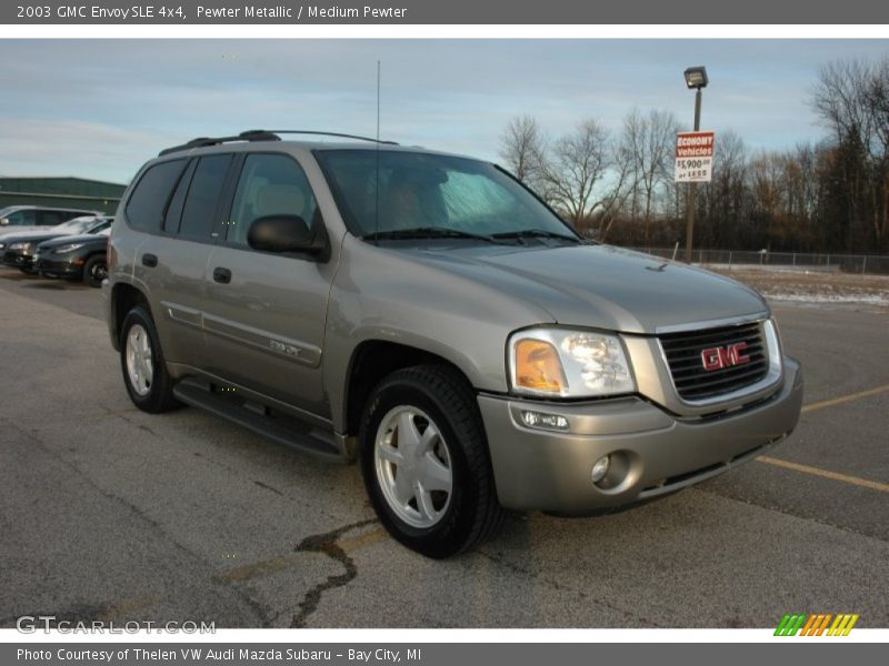 Pewter Metallic / Medium Pewter 2003 GMC Envoy SLE 4x4
