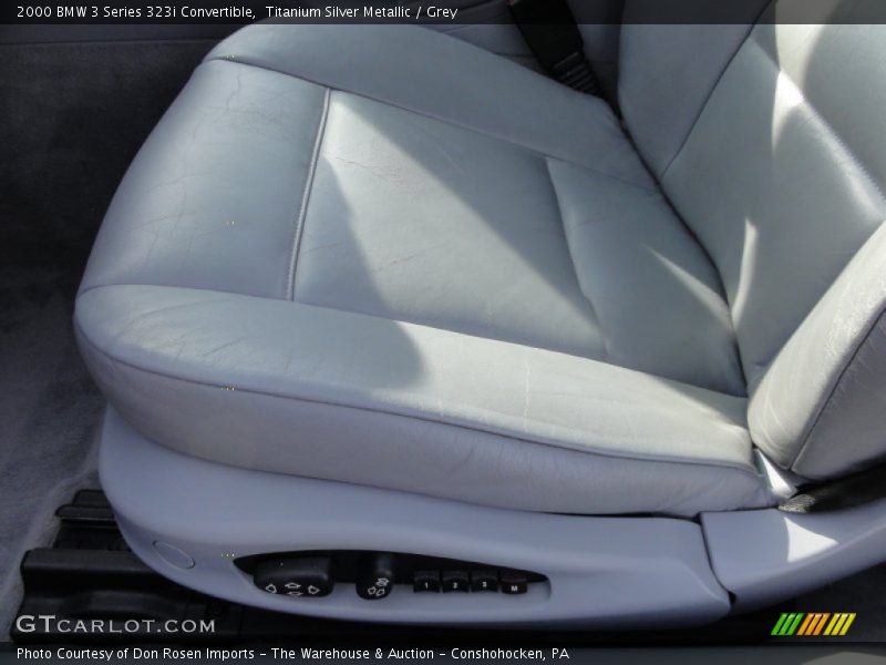 Titanium Silver Metallic / Grey 2000 BMW 3 Series 323i Convertible