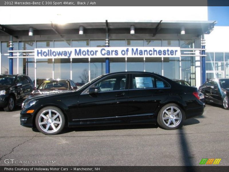 Black / Ash 2012 Mercedes-Benz C 300 Sport 4Matic