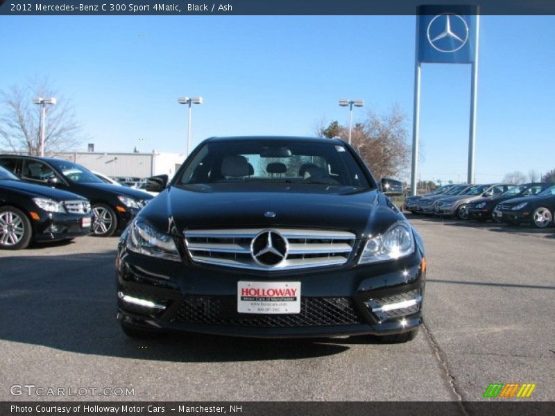 Black / Ash 2012 Mercedes-Benz C 300 Sport 4Matic