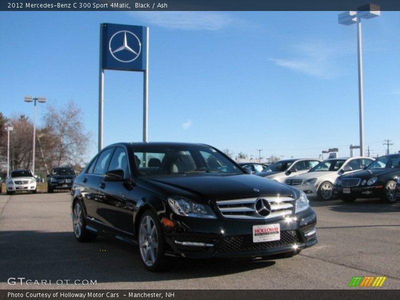 Black / Ash 2012 Mercedes-Benz C 300 Sport 4Matic