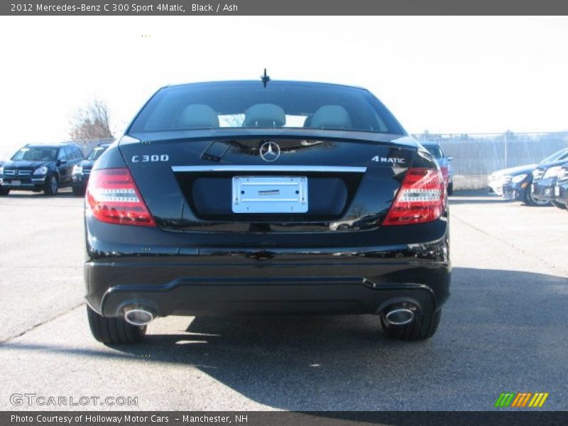Black / Ash 2012 Mercedes-Benz C 300 Sport 4Matic