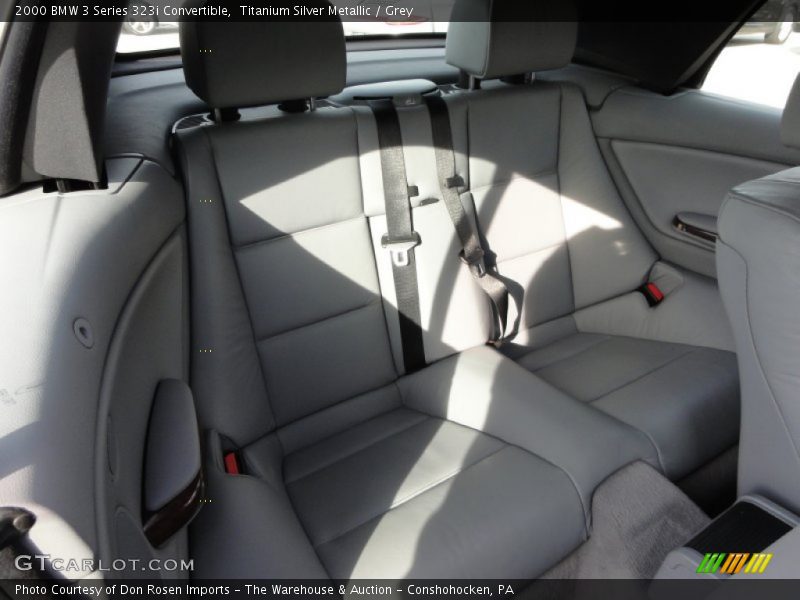 Titanium Silver Metallic / Grey 2000 BMW 3 Series 323i Convertible