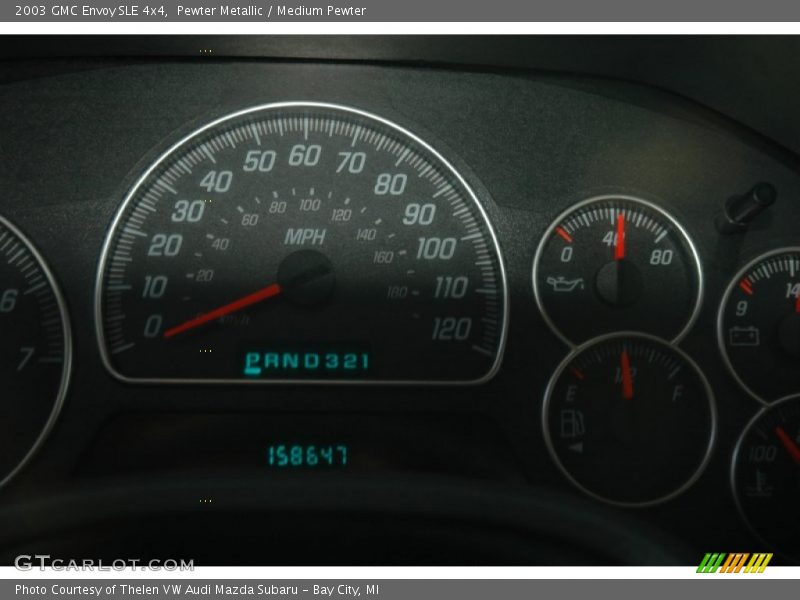 Pewter Metallic / Medium Pewter 2003 GMC Envoy SLE 4x4